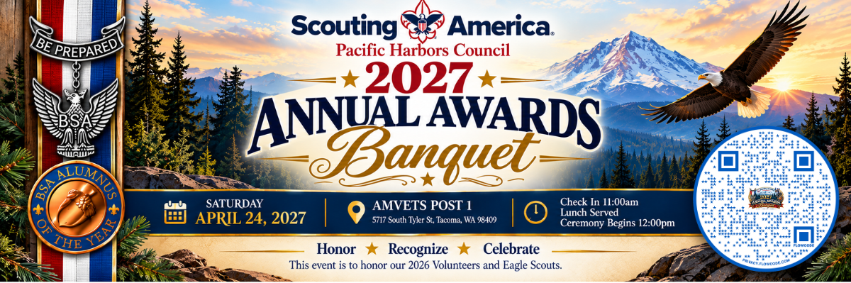2027 Annual Banquet banner click for more information